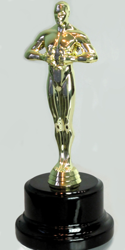 оригинальный подарок - призовая статуэтка Оскар - наградная статуэтка , приз для победителя
